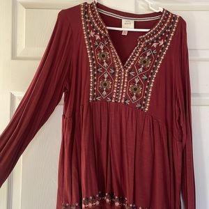 Knox Rose Boho Top, XL